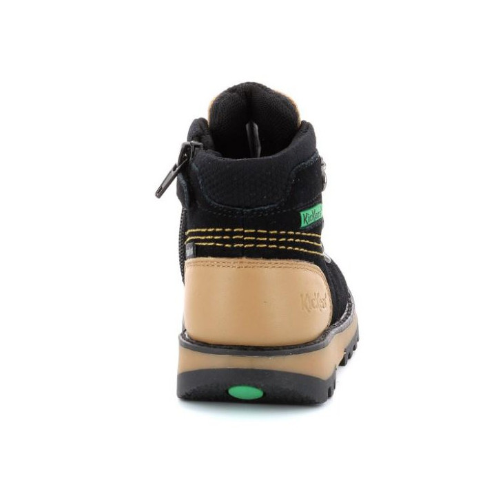 TRZEWIKI PRZEJŚCIOWE KICKERS KICKNATURE BLACK YELLOW WATERPROOF