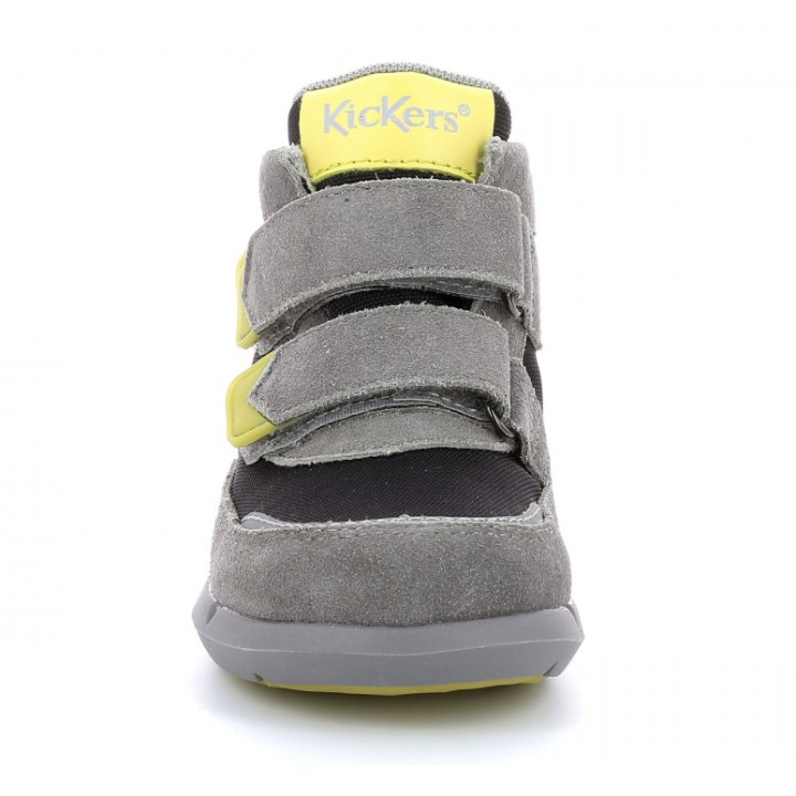 SHOES KICKERS JUNIBO GRAY GREEN WATERPROOF