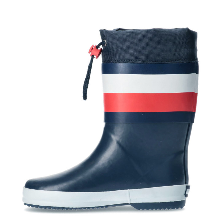 KALOSZE OCIEPLANE TOMMY HILFIGER RAIN BOOT BLUE