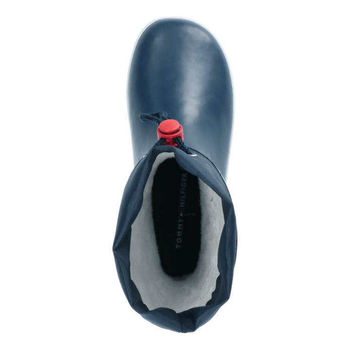 KALOSZE OCIEPLANE TOMMY HILFIGER RAIN BOOT BLUE