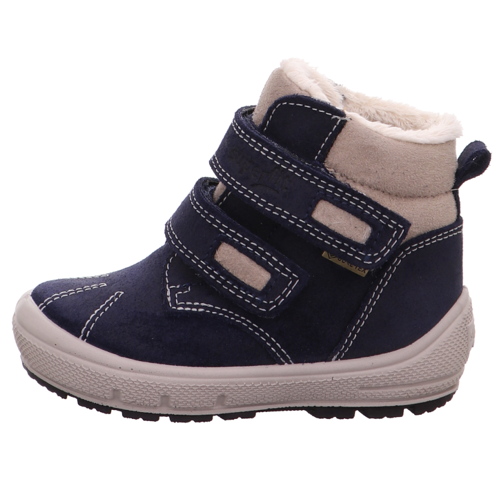 SNOW BOOT SUPERFIT GROOVY BLAU/BEIGE GORE-TEX