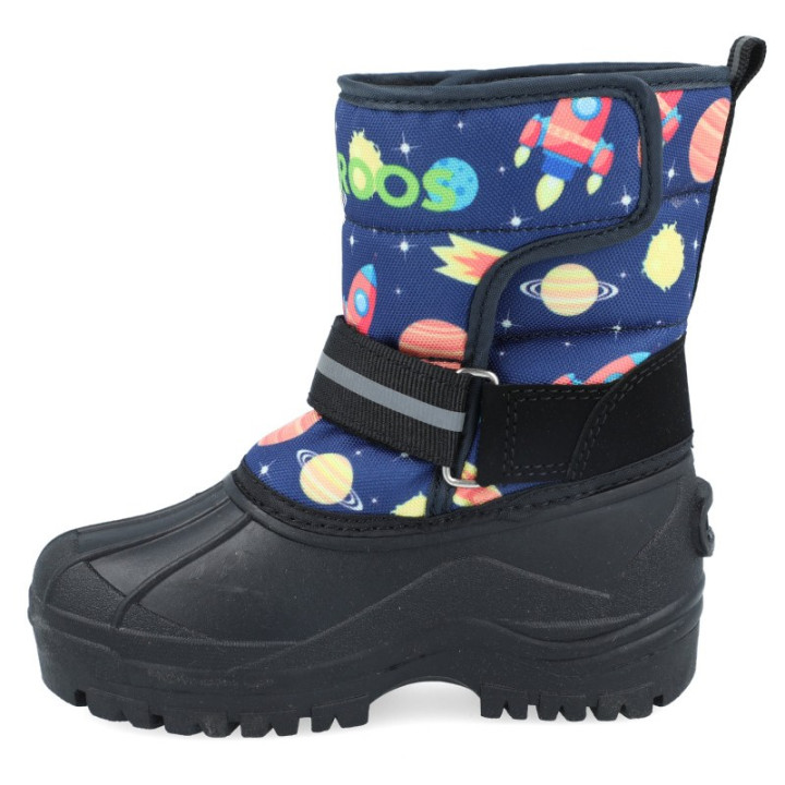 SNOW BOOTS KANGAROOS NAVY/SPACE WATERPROOF