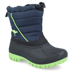 SNOW BOOTS KANGAROOS K-BEN DK NAVY/LIME