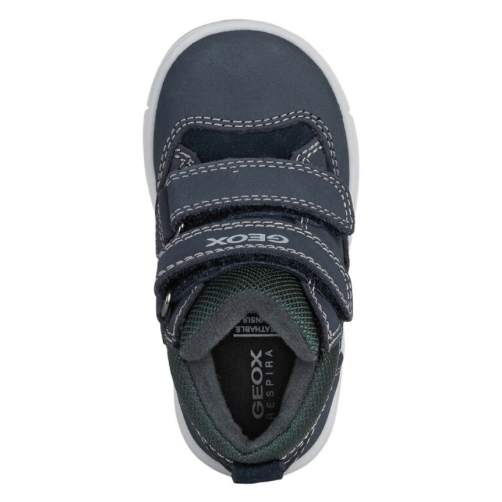 TRZEWIKI ZIMOWE GEOX TROTTOLA WPF NAVY/MILITARY WATERPROOF