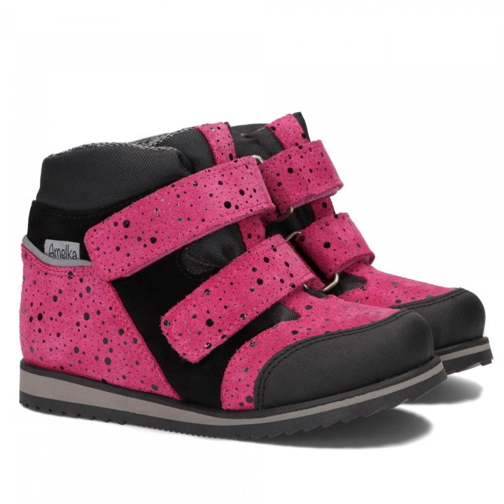 ATUMN SHOES AMEKO COSMO FUCHSIA DOTS MEMBRANE TE-POR