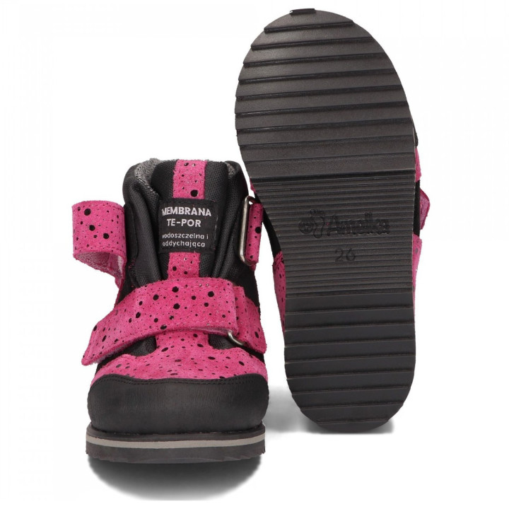 ATUMN SHOES AMEKO COSMO FUCHSIA DOTS MEMBRANE TE-POR