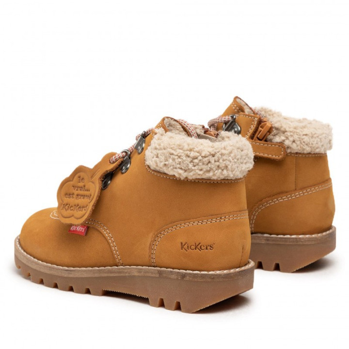 TRZEWIKI ZIMOWE KICKERS NEWHOOKY CAMEL BEIGE
