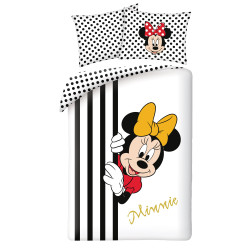 SINGLE DUVET SET 140 X 200 CM DISNEY MINNIE MOUSE MN-030BL