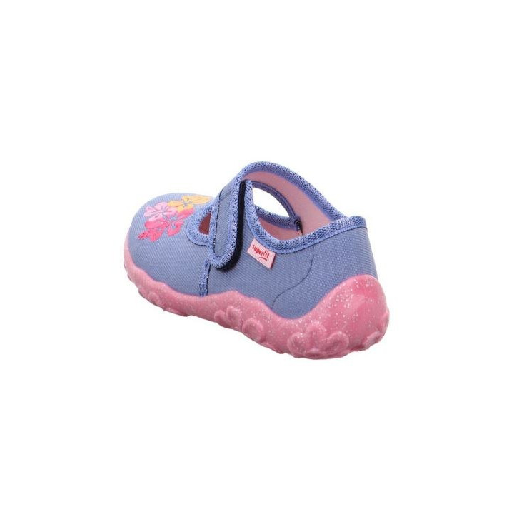 TEXTILE SLIPPERS SUPERFIT BONNY BLAU/ROSA 1-800282-8020
