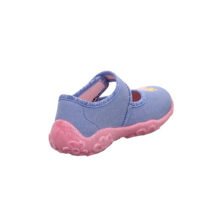TEXTILE SLIPPERS SUPERFIT BONNY BLAU/ROSA 1-800282-8020