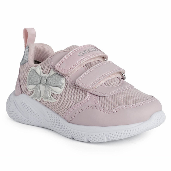 SNEAKERS GEOX SPRINTYE BABY GIRL PINK/SILVER