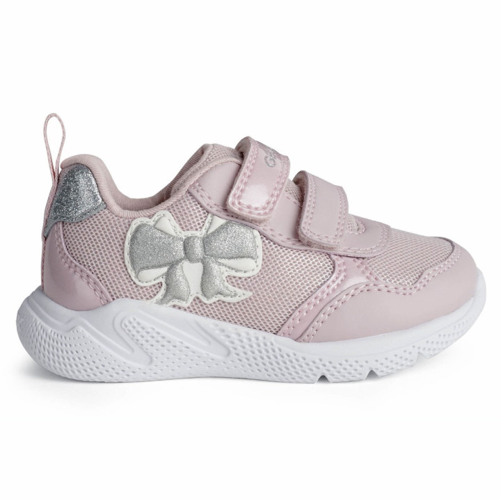 SNEAKERS GEOX SPRINTYE BABY GIRL PINK/SILVER