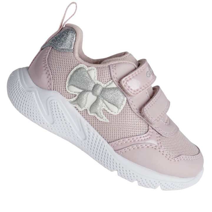 SNEAKERS GEOX SPRINTYE BABY GIRL PINK/SILVER