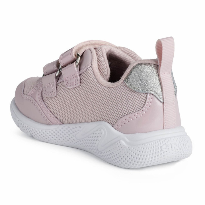 SNEAKERSY GEOX SPRINTYE BABY GIRL PINK/SILVER