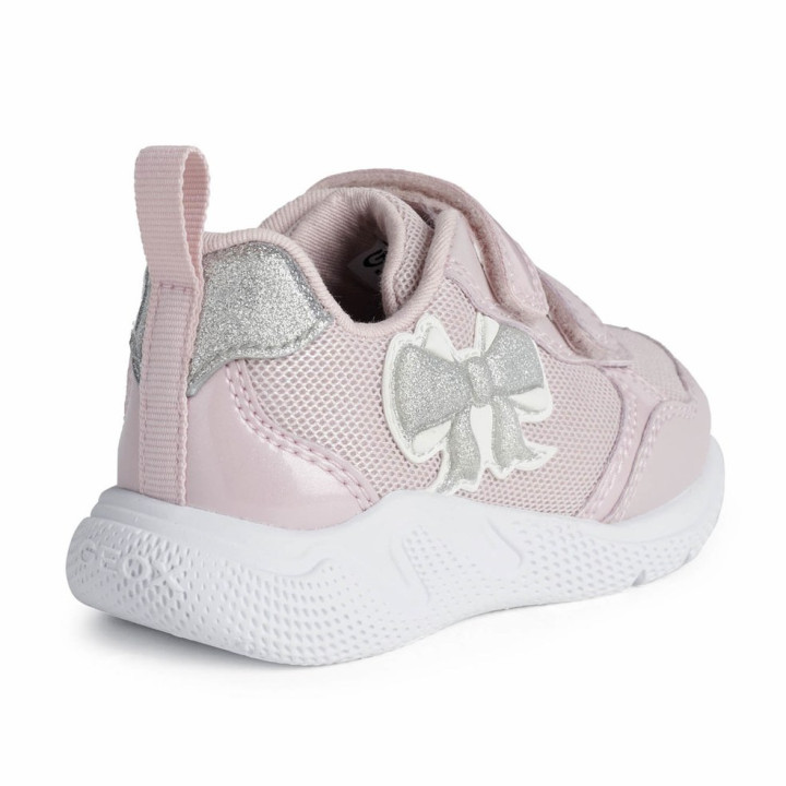 SNEAKERS GEOX SPRINTYE BABY GIRL PINK/SILVER
