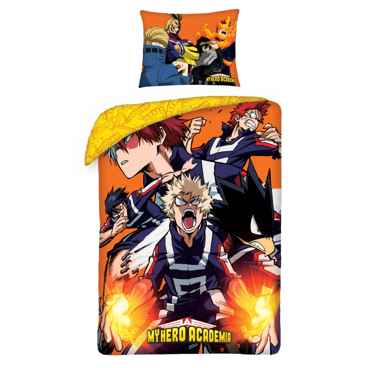 SINGLE DUVET SET 140 X 200 CM MY HERO ACADEMIA MHA-5422BL