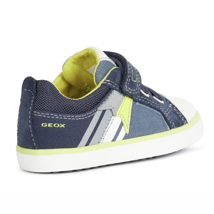 TRAINERS GEOX KILWI BABY AVIO/FLUO YELLOW