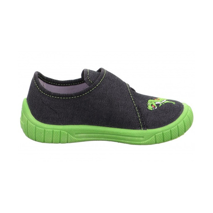 PANTOFLE TEKSTYLNE KAPCIE SUPERFIT BILL SCHWARZ 1-800278-0010