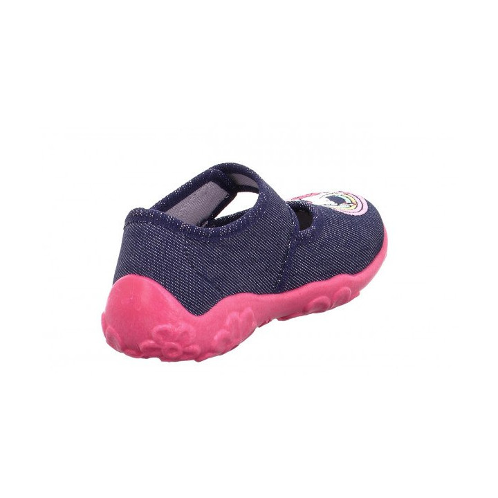 TEXTILE SLIPPERS SUPERFIT BONNY BLAU/PINK 1-800282-8030