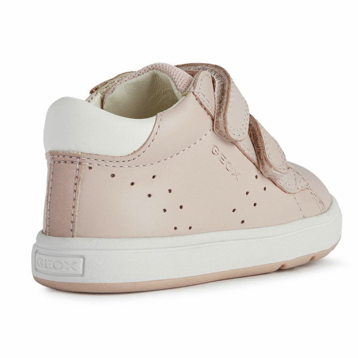 TRZEWIKI GEOX BIGLIA BABY GIRL LT ROSE/OPTIC WHITE