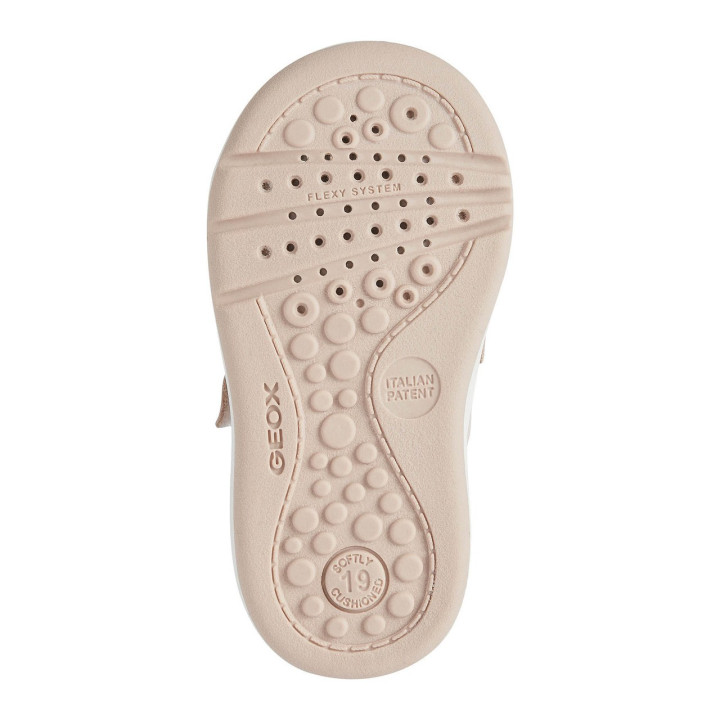 TRZEWIKI GEOX BIGLIA BABY GIRL LT ROSE/OPTIC WHITE