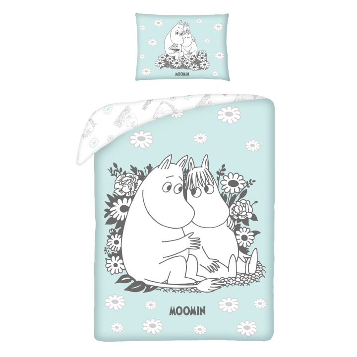 BABY BEDDING SET 100 X 135 CM MOOMIN MO-9885JBL