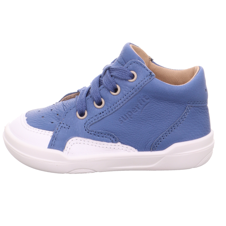 SHOES BAREFOOT SUPERFIT SUPERFREE BLAU/WEISS 1-000532-8000