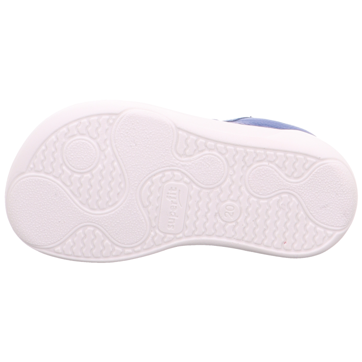 SHOES BAREFOOT SUPERFIT SUPERFREE BLAU/WEISS 1-000532-8000