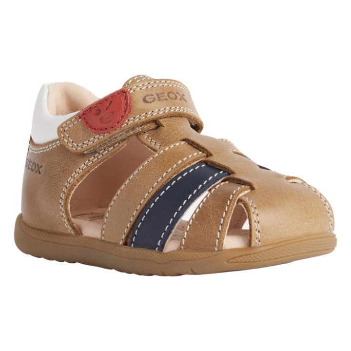 SANDALS GEOX MACCHIA BABY BOY CARAMEL