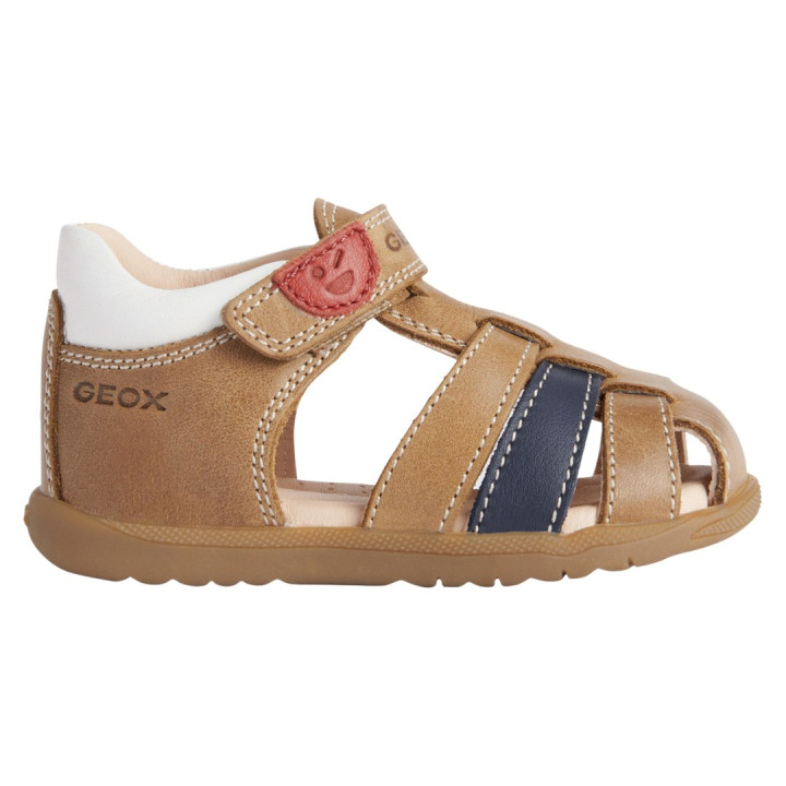SANDAŁY GEOX MACCHIA BABY BOY CARAMEL