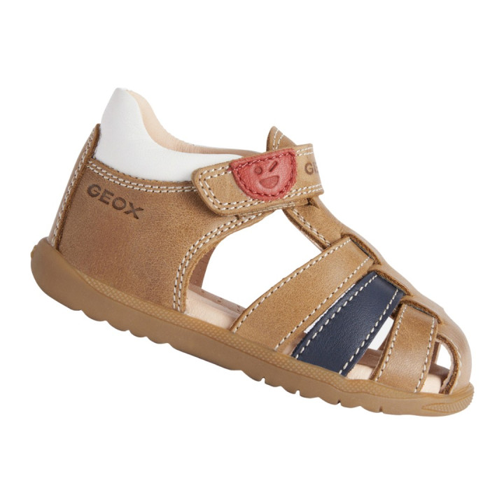SANDAŁY GEOX MACCHIA BABY BOY CARAMEL