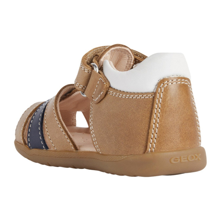SANDAŁY GEOX MACCHIA BABY BOY CARAMEL