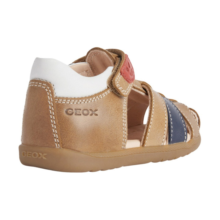 SANDAŁY GEOX MACCHIA BABY BOY CARAMEL