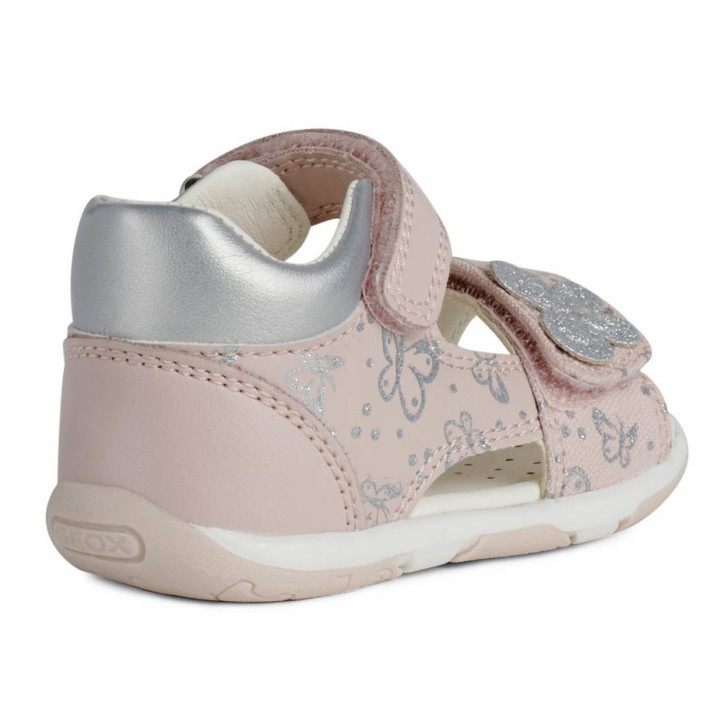 SANDALS GEOX TAPUZ BABY GIRL LT ROSE/SILVER