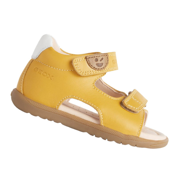 SANDALS GEOX MACCHIA BABY GIRLS OCHREYELLOW