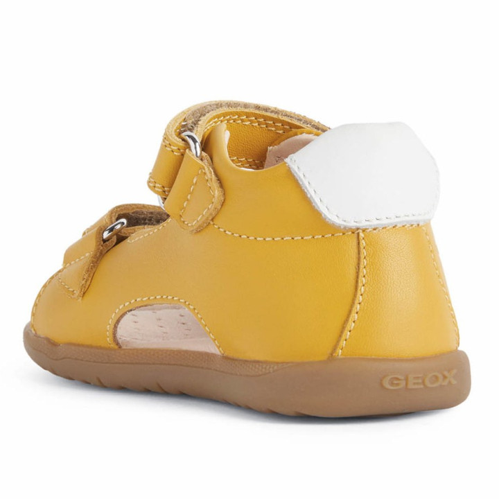 SANDAŁY GEOX MACCHIA BABY GIRL OCHREYELLOW
