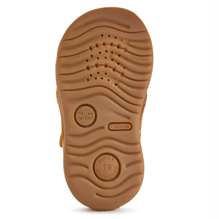 SANDAŁY GEOX MACCHIA BABY GIRL OCHREYELLOW