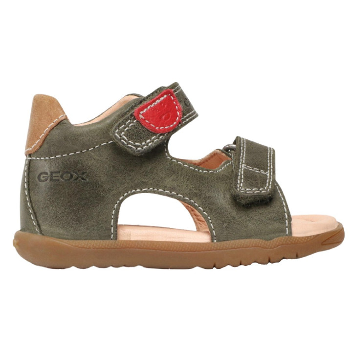SANDAŁY GEOX MACCHIA BABY BOY DK GREEN