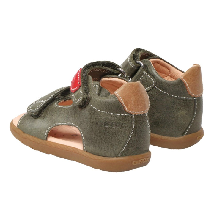 SANDAŁY GEOX MACCHIA BABY BOY DK GREEN