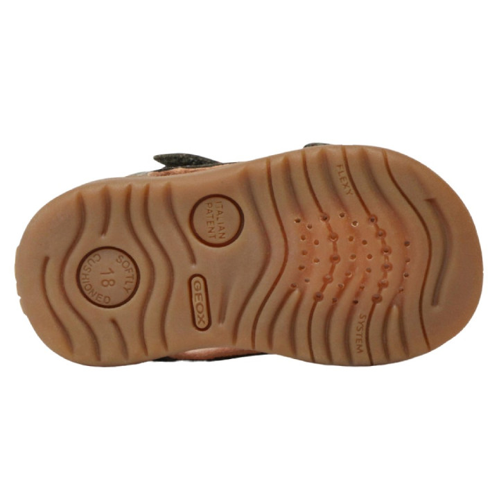 SANDAŁY GEOX MACCHIA BABY BOY DK GREEN