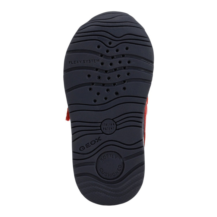 SNEAKERSY GEOX RISHON BABY BOY RED/NAVY