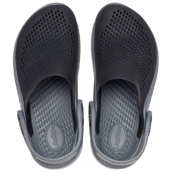 CROCS KIDS LITERIDE 360 CLOG 206712 BLACK/SLATE GREY