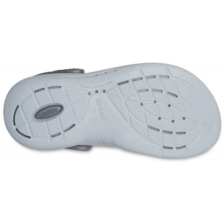 CHODAKI CROCS KIDS LITERIDE 360 CLOG 207021 BLACK/SLATE GREY
