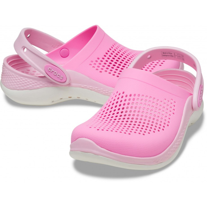 CROCS KIDS LITERIDE 360 CLOG 207021 TAFFY PINK/BALLERINA PINK