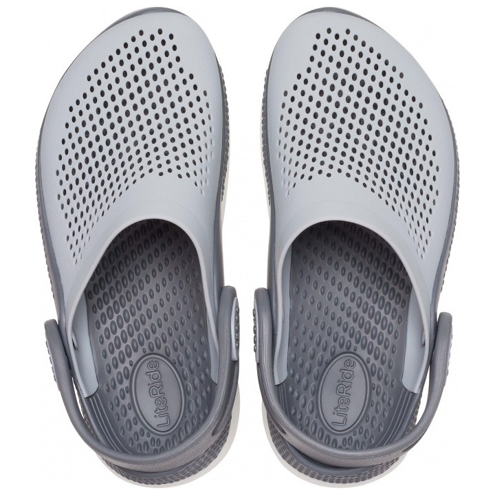 CHODAKI CROCS KIDS LITERIDE 360 CLOG 207021 LIGHT GREY/SLATE GREY
