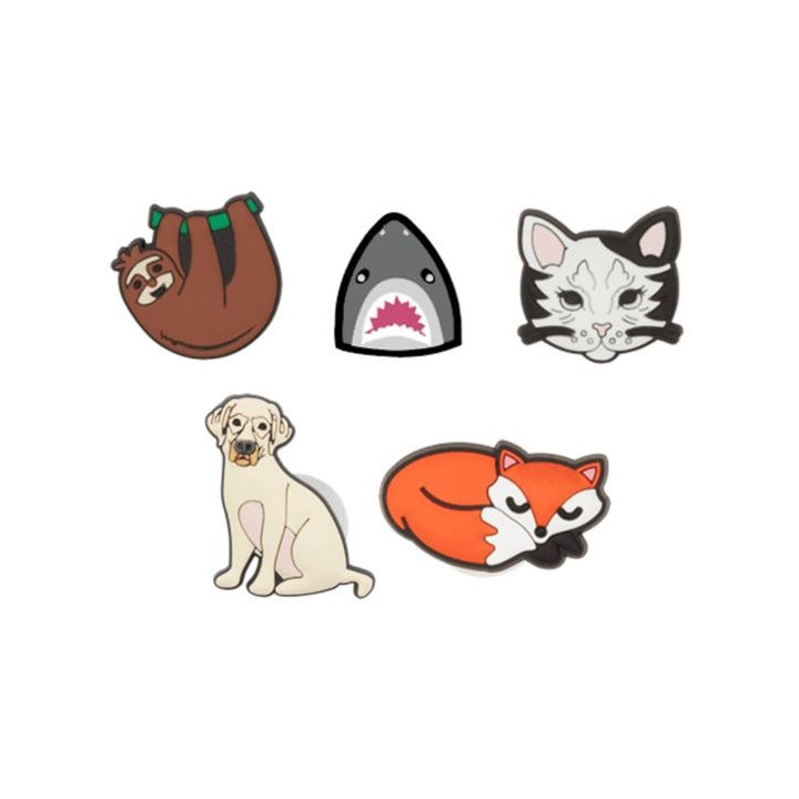 CROCS JIBBITZ™ CHARMS 10008038 ANIMAL LOVER 5-PACK