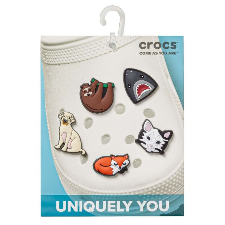 CROCS JIBBITZ™ CHARMS PRZYPINKI 10008038 ANIMAL LOVER 5-PACK