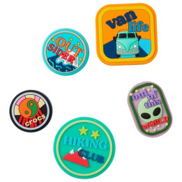 CROCS JIBBITZ™ CHARMS PRZYPINKI 10009513 ADVENTURE PATCH 5-PACK