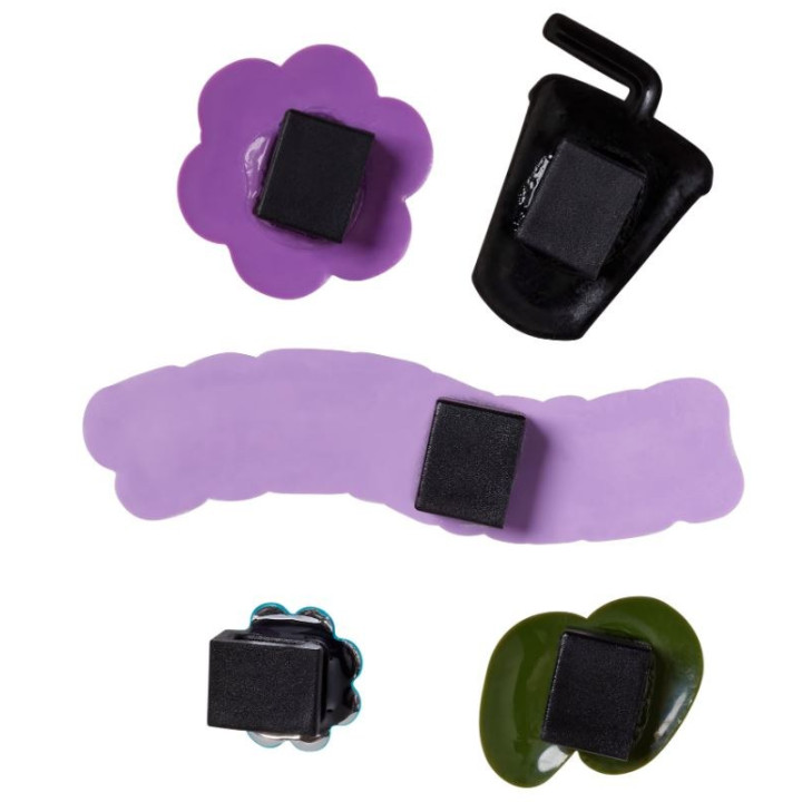 CROCS JIBBITZ™ CHARMS CLIP PRZYPINKI NA SZNURÓWKI 10009532 MANIFEST LACE BACKER 5-PACK