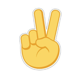 CROCS JIBBITZ™ CHARMS PRZYPINKA 10007207 PEACE HAND SIGN